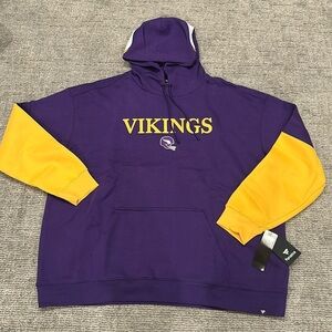 NFL Team Apparel Unique Vikings Hoodie 3XL